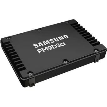  SSD Samsung Electronics PM9D3a MZWL63T8HFLT-00AW7 3840GB U.3(2.5" 15mm), NVMe, PCIe 5.0x4, 3D TLC, R/W 12000/6000MB/s, IOPs 2 