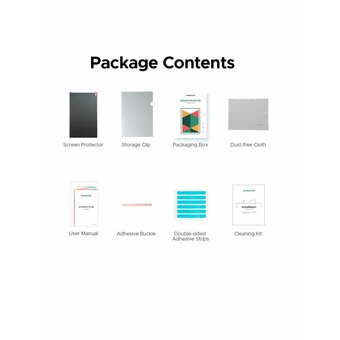  Защитное стекло на экран ноутбука съемное UGREEN SP617 (45668) Detachable Privacy Screen Protector with Slide Mount Tab and Adhesive Strip for Laptop 