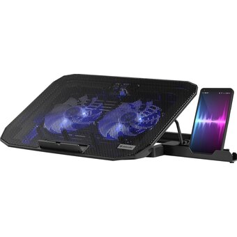  Теплоотводящая подставка Defender NS-513 (29513) Blue Led Grey 