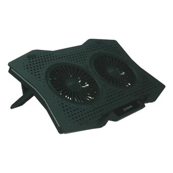  Подставка для ноутбука Digma D-NCP180-2x110 черный 