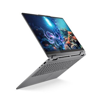  Ноутбук Lenovo Yoga 7 16ILL10 (83JT0028RK) 16", трансформер, OLED, Core Ultra 7 256V 2.2ГГц, 8 ядер, 16ГБ LPDDR5x, 1ТБ SSD, Intel Arc 140V, без ОС 