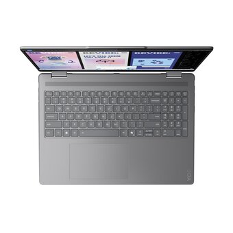  Ноутбук Lenovo Yoga 7 16ILL10 (83JT0028RK) 16", трансформер, OLED, Core Ultra 7 256V 2.2ГГц, 8 ядер, 16ГБ LPDDR5x, 1ТБ SSD, Intel Arc 140V, без ОС 