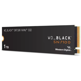  SSD WD Black SN7100 (WDS100T4X0E) 1TB , M.2 2280, PCI-E 3x4, R/W - 7250/6900 MB/s 3D-NAND TLC 