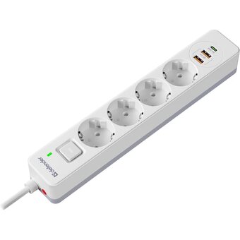  Сетевой фильтр DEFENDER DFS 141 (99433) white 