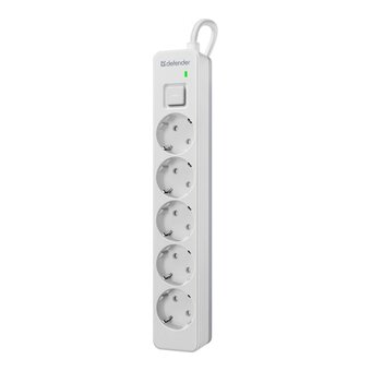  Сетевой фильтр DEFENDER DFS 131 (99430) white 