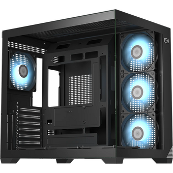  Корпус PcCooler C3T700 ARGB BK, без БП Midi-Tower, TG, 4x120mm 1xUSB-A 3.0 + 2.0 1xUSB-C, ATX, mITX Black 