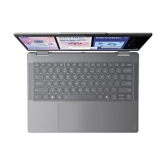  Ноутбук Lenovo Yoga 7 14ILL10 (83JQ007YRK) 14", трансформер, OLED, Ultra 7 256V 2.2ГГц, 8 ядер, 16ГБ LPDDR5x, 512ГБ SSD, Intel Arc 140V, без ОС 
