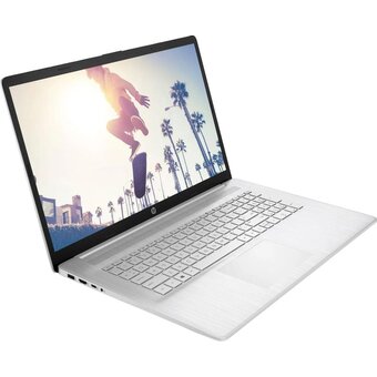  Ноутбук HP 17-cp2465ng (B41LYEA) Ryzen 5 7520U 16Gb SSD512Gb AMD Radeon Graphics 17.3" IPS FHD (1920x1080) FreeDOS silver WiFi BT Cam 