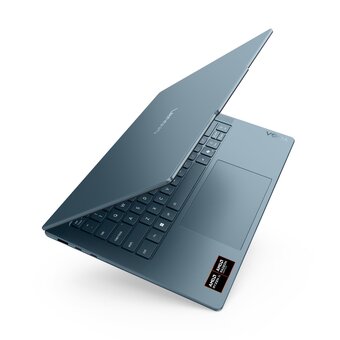  Ноутбук Lenovo Yoga Pro 7 14AKP10 (83KG0014RK) 14.5", OLED, AMD Ryzen AI 7 350 2ГГц, 8 ядер, 32ГБ LPDDR5x, 1ТБ SSD, AMD Radeon 860M, W11H, бирюзовый 