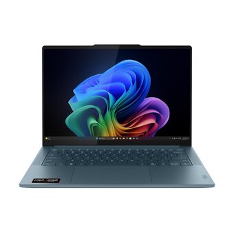  Ноутбук Lenovo Yoga Pro 7 14AKP10 (83KG0014RK) 14.5", OLED, AMD Ryzen AI 7 350 2ГГц, 8 ядер, 32ГБ LPDDR5x, 1ТБ SSD, AMD Radeon 860M, W11H, бирюзовый 