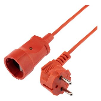  Удлинитель силовой PROconnect Pro-Uc (11-7105) 2x0.75кв.мм 1розет. 10м ПВС 6A без катушки оранжевый 