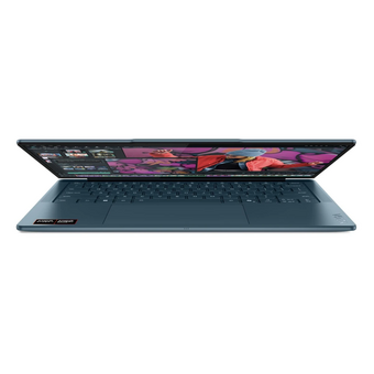  Ноутбук Lenovo Yoga Slim7 14AKP10 (83JY0009RK) 14", OLED, AMD Ryzen AI 5 340 2ГГц, 6 ядер, 16ГБ LPDDR5x, 1ТБ SSD, AMD Radeon 840M, W11H, бирюзовый 