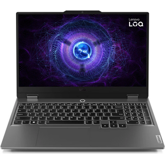  Ноутбук Lenovo LOQ 15IRX10 (83JE002ERK) 15.6" Full HD 1920x1080/Intel Core i5 13450HX/16 Gb/1 Tb SSD/nVidia GeForce RTX 5060 8GB/No OS/серый/2.4 кг 