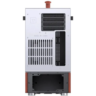  Корпус JONSBO T7 Silver без БП, боковая панель из закаленного стекла, mini-ITX, micro-ATX, серебристый 