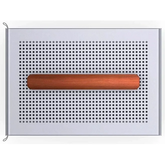  Корпус JONSBO T7 Silver без БП, боковая панель из закаленного стекла, mini-ITX, micro-ATX, серебристый 