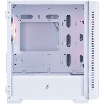  Корпус 1STPLAYER DK D4-M ARGB White (D4-M-WH-2F7-14-W-1F7-W) / mATX / 2x140mm 1x120mm ARGB fans 