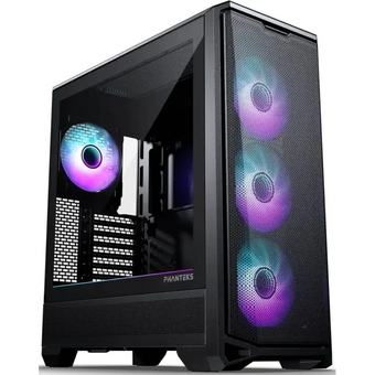  Корпус PHANTEKS Eclipse G400A (PH-EC400GA_DBK01), Black, 4x140mm ARGB Fan + ARGB Strip, боковая панель Tempered Glass, Mid-Tower 