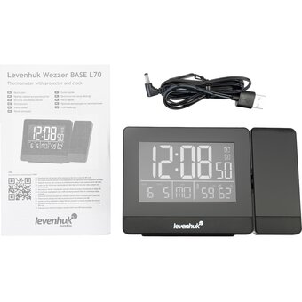  Термогигрометр Levenhuk L70 (78889) с проекцией черный 