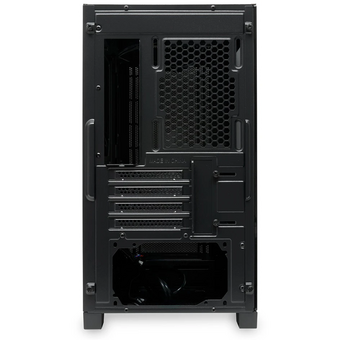  Корпус HSPD M340 (M340-TGBK), без БП, Mesh Mid Tower, Black, TG, 0.5 SPCC, no fans, mATX, mITX, 165/350/200mm, 2x2.5", 4xPCI, 1xUSB-A 3.0 