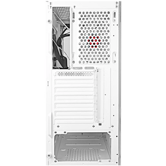  Корпус Ginzzu CL310 ATX Fan 3*12LD4 FRGB передняя панель cтекло белый 