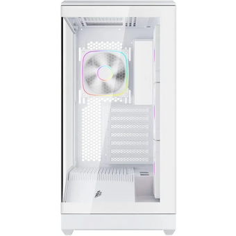 Корпус 1STPLAYER GM7 ARGB White (GM7-WH-3FN7R-W-1FN7-W) / ATX / 4x120mm ARGB fans 