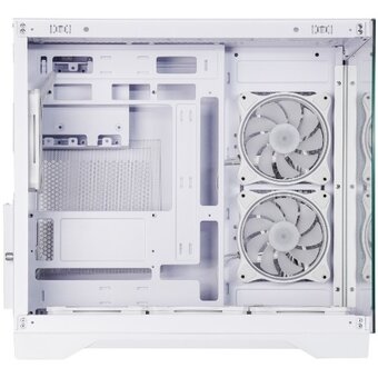  Корпус CHIEFTEC Visio White (GM-30W-TG-OP) без БП, боковое окно (панорама) из закаленного стекла, 6xPWM ARGB 120мм вентиляторов, белый, ATX 