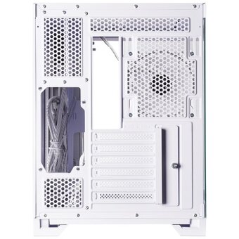  Корпус CHIEFTEC Visio White (GM-30W-TG-OP) без БП, боковое окно (панорама) из закаленного стекла, 6xPWM ARGB 120мм вентиляторов, белый, ATX 
