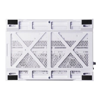 Корпус CHIEFTEC Visio White (GM-30W-TG-OP) без БП, боковое окно (панорама) из закаленного стекла, 6xPWM ARGB 120мм вентиляторов, белый, ATX 