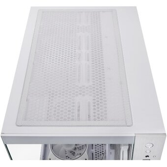  Корпус CHIEFTEC Visio White (GM-30W-TG-OP) без БП, боковое окно (панорама) из закаленного стекла, 6xPWM ARGB 120мм вентиляторов, белый, ATX 