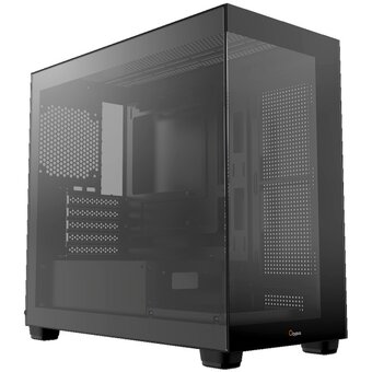  Корпус Ocypus Gamma C52 BK (Gamma-C52-B-KD000XX-GL) mATX / win / black / no PSU / Tempered Glass 