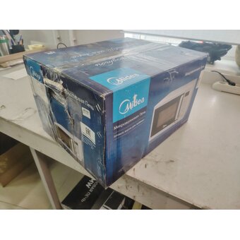  УЦ Микроволновая печь MIDEA AM820CUK-W белый (плохая упаковка, б/у, ремонт контактной группы и замена пластины) 