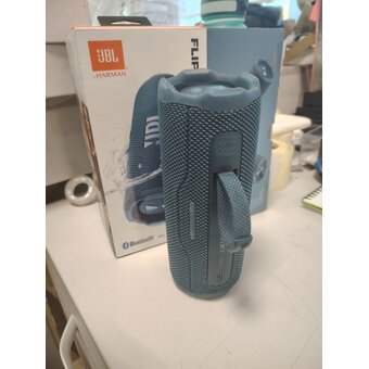  УЦ Портативная акустическая система JBL Flip 7 синий (плохая упаковка, акб хватает на 3 часа) 