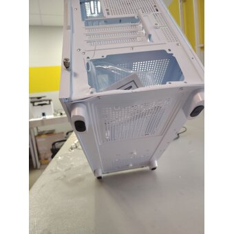  УЦ Корпус 1STPLAYER Miku Mi5 ARGB White (Mi5-WH-2FC7R-W-1FC7-W)/mATX/3x120mm ARGB fans (плохая упаковка, подмят низ и угол корпуса) 