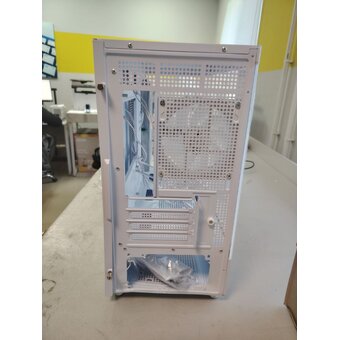  УЦ Корпус 1STPLAYER Miku Mi5 ARGB White (Mi5-WH-2FC7R-W-1FC7-W)/mATX/3x120mm ARGB fans (плохая упаковка, подмят низ и угол корпуса) 