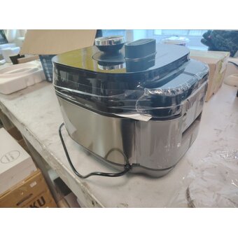  УЦ Мультиварка-скороварка Midea MPC-6039 серебристый (плохая упаковка, малые потертости, ремонт ручки блокировки) 