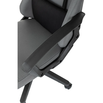  Кресло игровое Zombie 1 Grey серый/черный крестов. пластик 