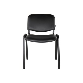  Стул BRABIX Iso CF-005 (531977) черный каркас, кожзам черный 