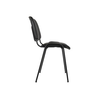  Стул BRABIX Iso CF-005 (531977) черный каркас, кожзам черный 