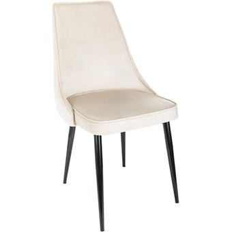  Стул Бюрократ CH-K4_1/HL07 бежевый Holland 06 металл черный на ножках 