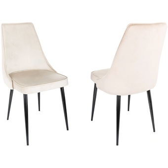  Стул Бюрократ CH-K4_1/HL07_2 бежевый Holland 06 металл черный на ножках 