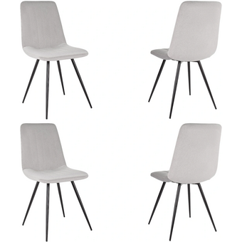  Стул Бюрократ CH-K6_1/HL09_4 св.серый Holland 09 металл черный на ножках 