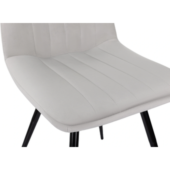  Стул Бюрократ CH-K6_1/HL09_4 св.серый Holland 09 металл черный на ножках 