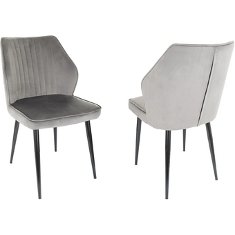  Стул Бюрократ CH-K5_1/HL18_2 комплект т.серый Holland 18 металл черный на ножках 