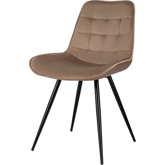  Стул Бюрократ CH-K2_1/HL65 св.коричневый Holland 65 металл черный на ножках 