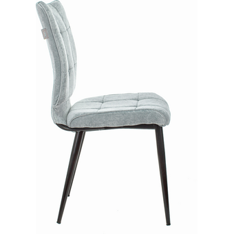  Стул Бюрократ CH-K10_1/LT28 серо-голуб. Light 28 металл черный на ножках 