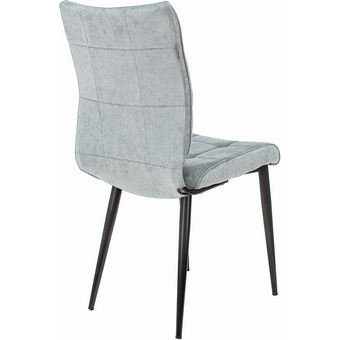  Стул Бюрократ CH-K10_1/LT28 серо-голуб. Light 28 металл черный на ножках 