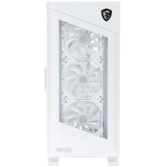  Корпус MSI MPG Velox 100R White (306-7G18W24-HH9), Global, 2xUSB 3.0, 1xType C, 4x120mm ARGB Fan, ARGB 