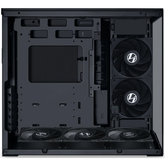  Корпус Lian Li O11 Dynamic Mini V2 Flow (G99.O11DMIV2FX.R0) / Black / 5 x 120mm PWM Fan / Mid-Tower, TG 