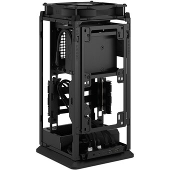  Корпус Fractal Design Mood (FD-C-MOD1N-02) без БП, Mini-Tower, 1x180mm, 2xUSB-A 3.0 + 1xUSB 3.2 Type-C, SFX PSU Support, mITX Black 