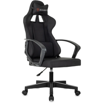  Кресло игровое Zombie 1 Black черный  крестов. пластик 